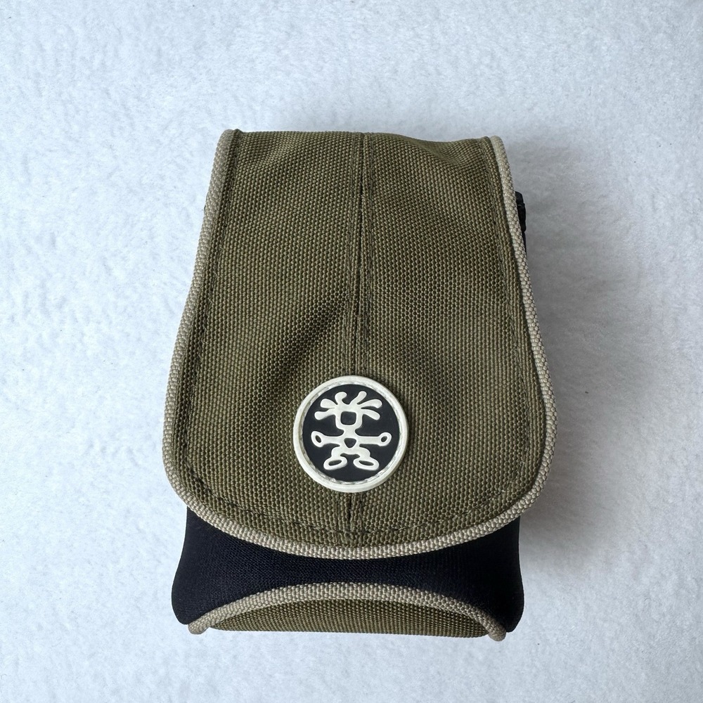 Crumpler Winkler Shock Proof Pouch Thirsty Al Camera Belt Case Olive/Black Case